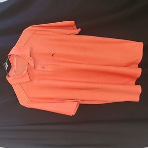 Tommy Bahama Men's polo, size M, in Orange.
